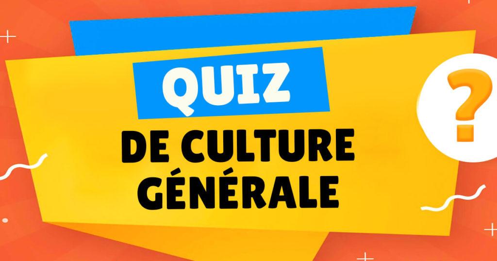 Quiz de culture général 500 questions réponses pour jouer