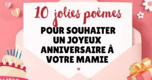 10 jolies poèmes pour souhaiter un joyeux anniversaire à votre mamie