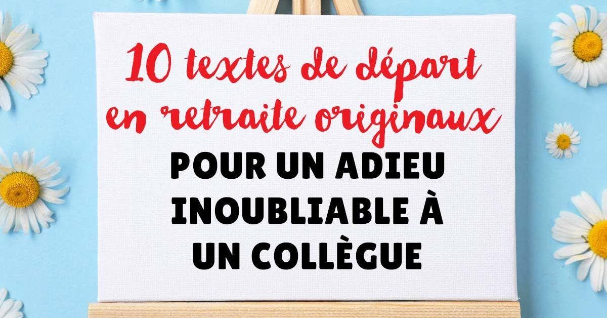 10 textes de départ en retraite originaux pour un adieu inoubliable à un collègue