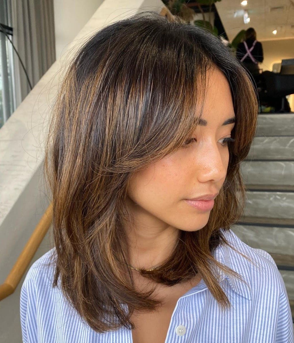Frange rideau et balayage