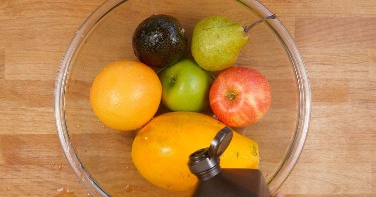 Pulizia di frutta e verdura
