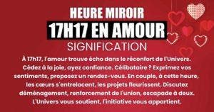 17h17 en amour signification et interprétation de cette heure miroir