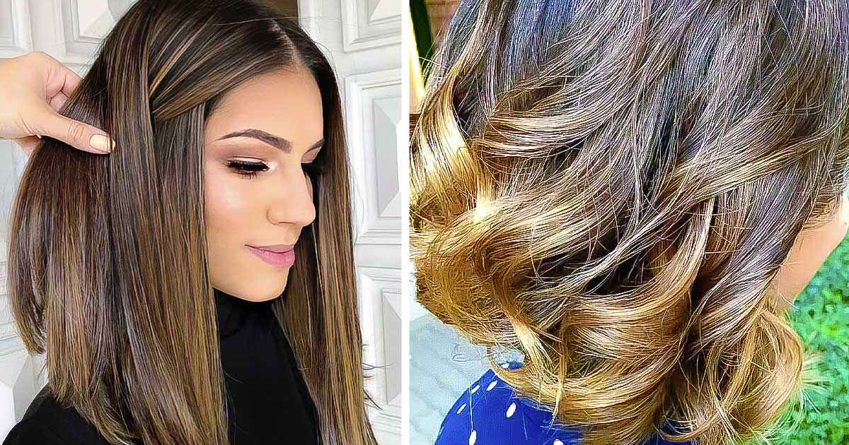 balayage sur cheveux gris naturel