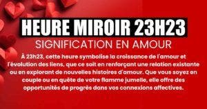 23h23 en amour quelle signification pour les célibataires et les couples