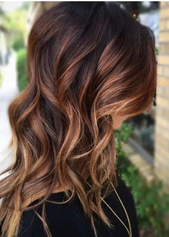 Balayage Caramel Doré