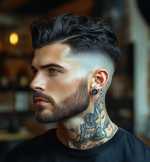 Faux hawk léger. Source spm