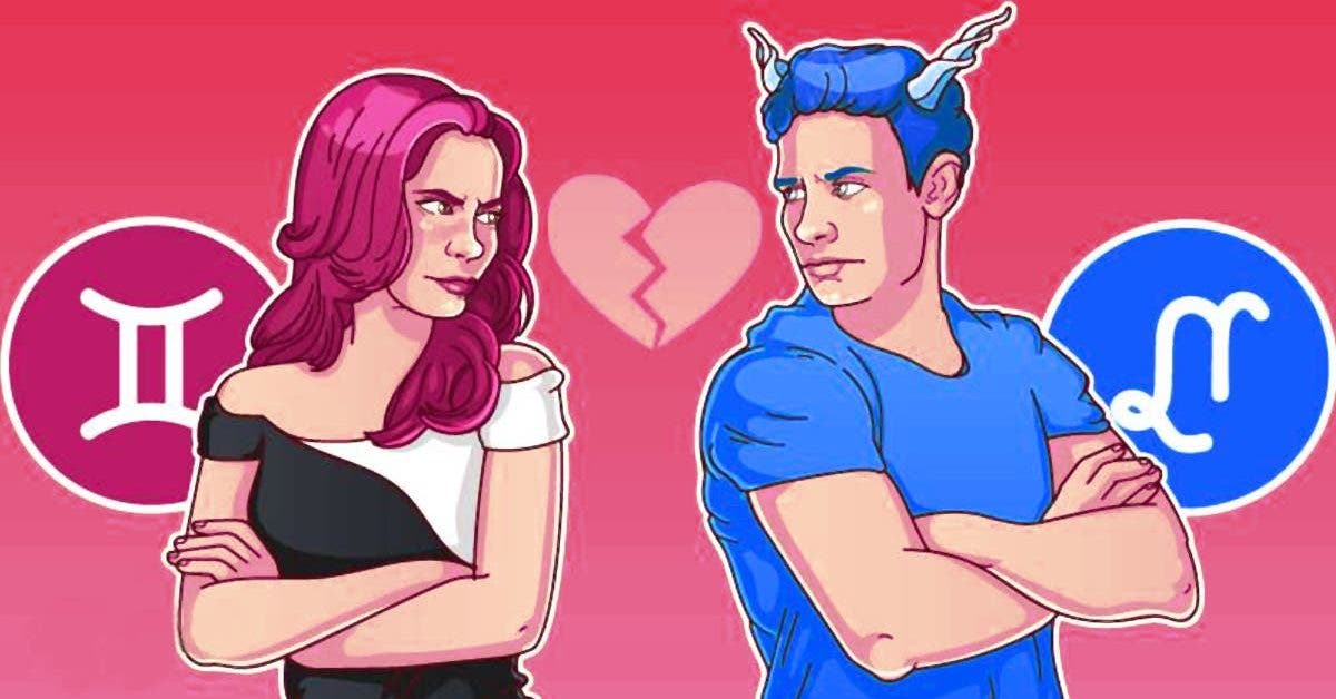 3 combinaisons de signes du zodiaque pas compatibles pour etre en couple