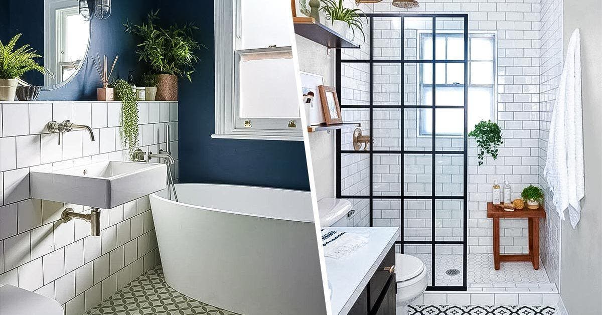 33 superbes idées d'aménagement et de décoration pour une petite salle de bain