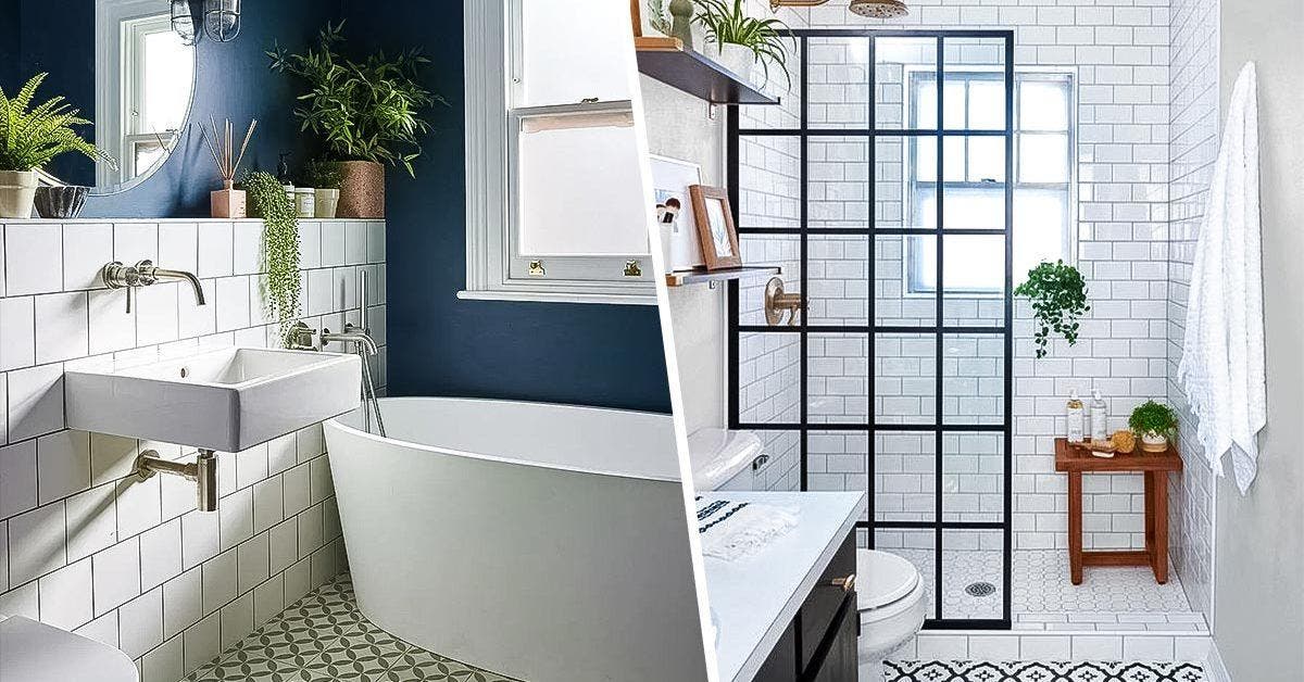 Petite salle de bain : 8 trucs déco pour aménager l'espace