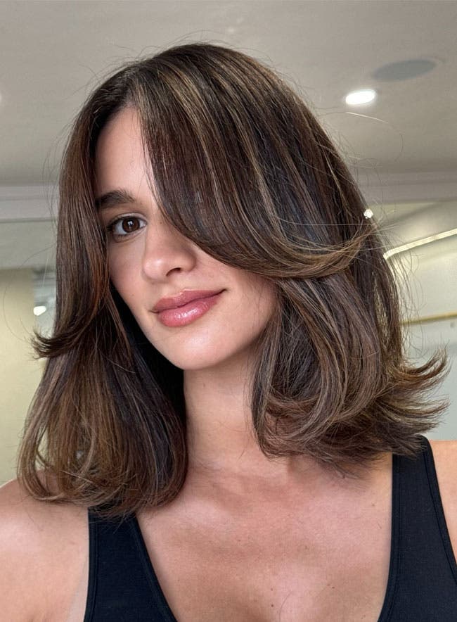 Coupe dégradée pour cheveux épais