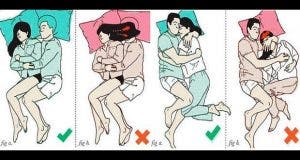 4 positions pour mieux dormir en couple 1