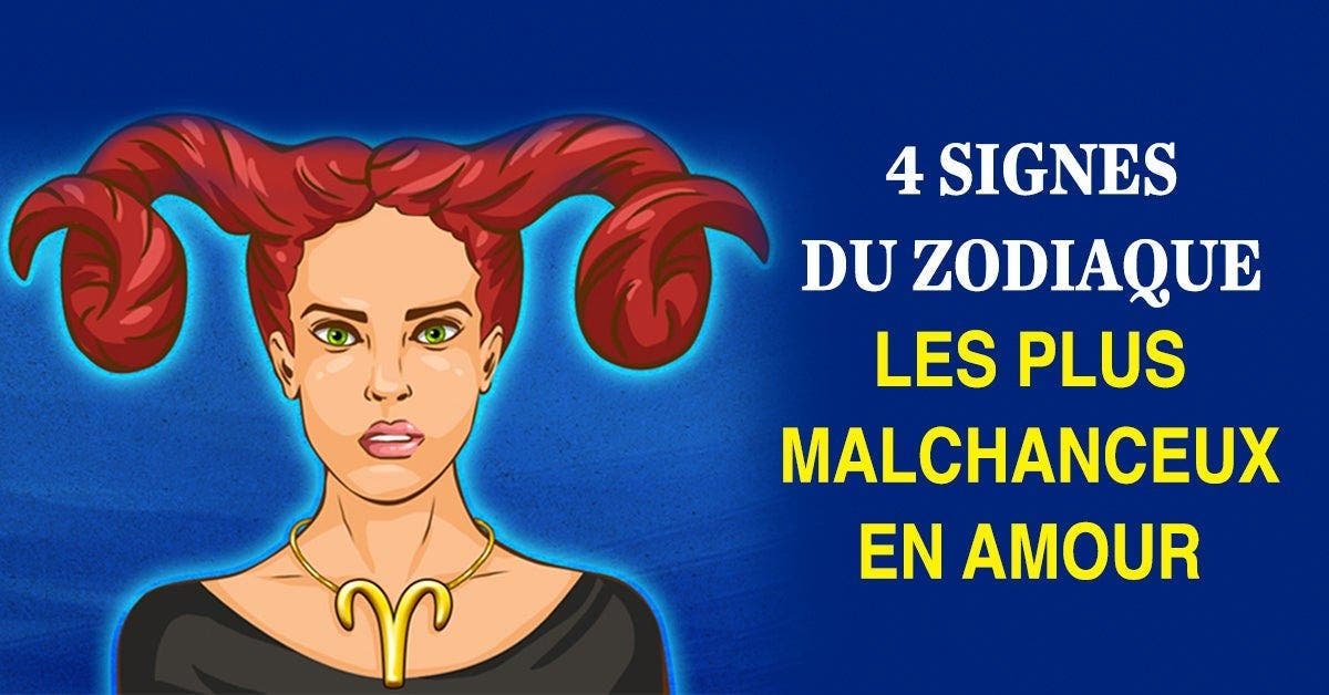 4 signes du zodiaque les plus malchanceux en amour