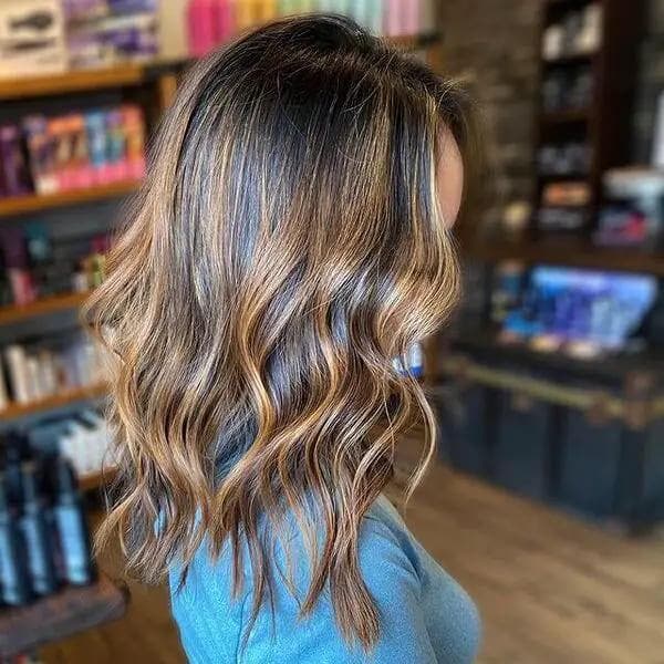 Balayage Caramel Miel Doré