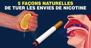 5 facons naturelles de tuer les envies de nicotine