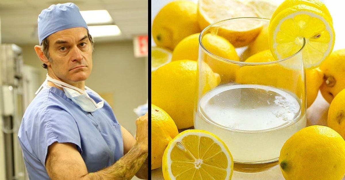5 raisons pour lesquelles ce célèbre médecin recommandent de consommer de l’eau au citron à ses patients