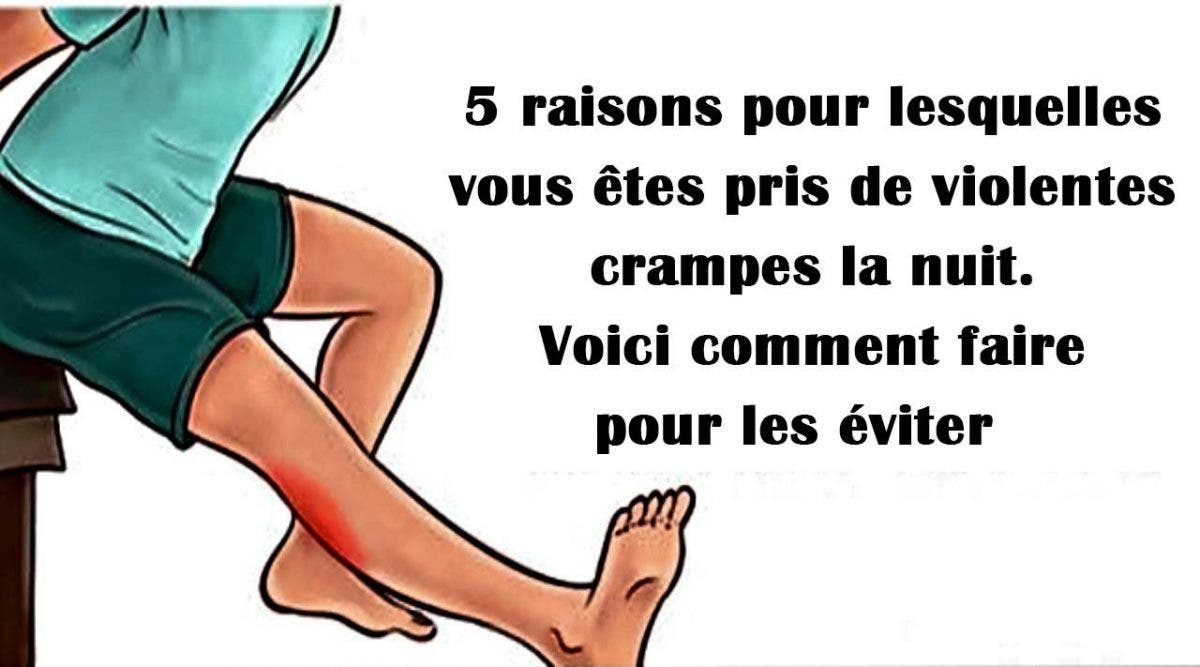 violentes crampes la nuit