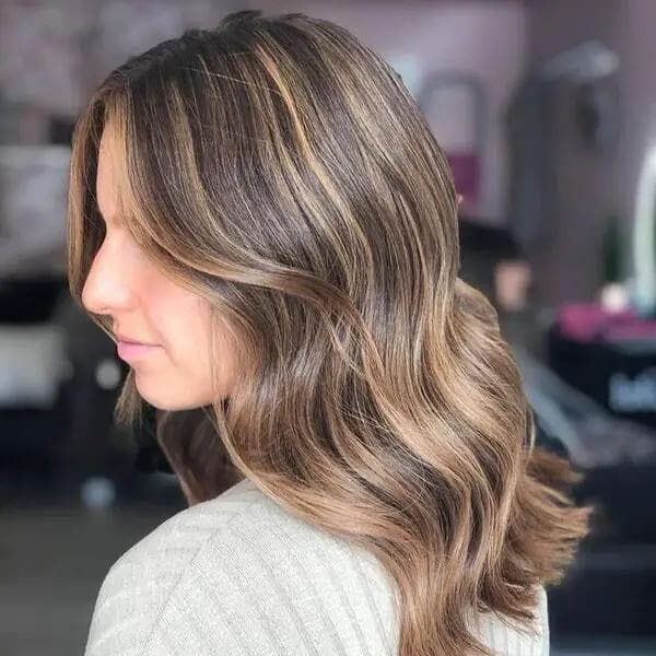 Balayage Caramel Blond Foncé