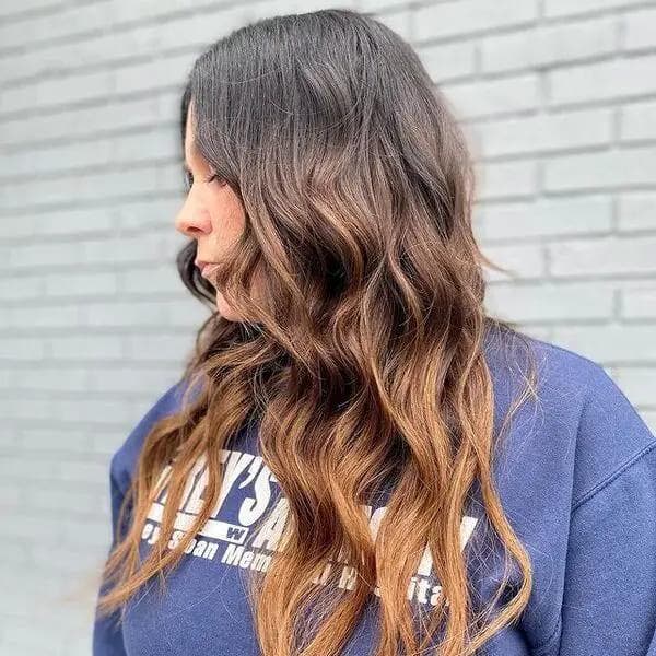 Balayage Caramel Ombré