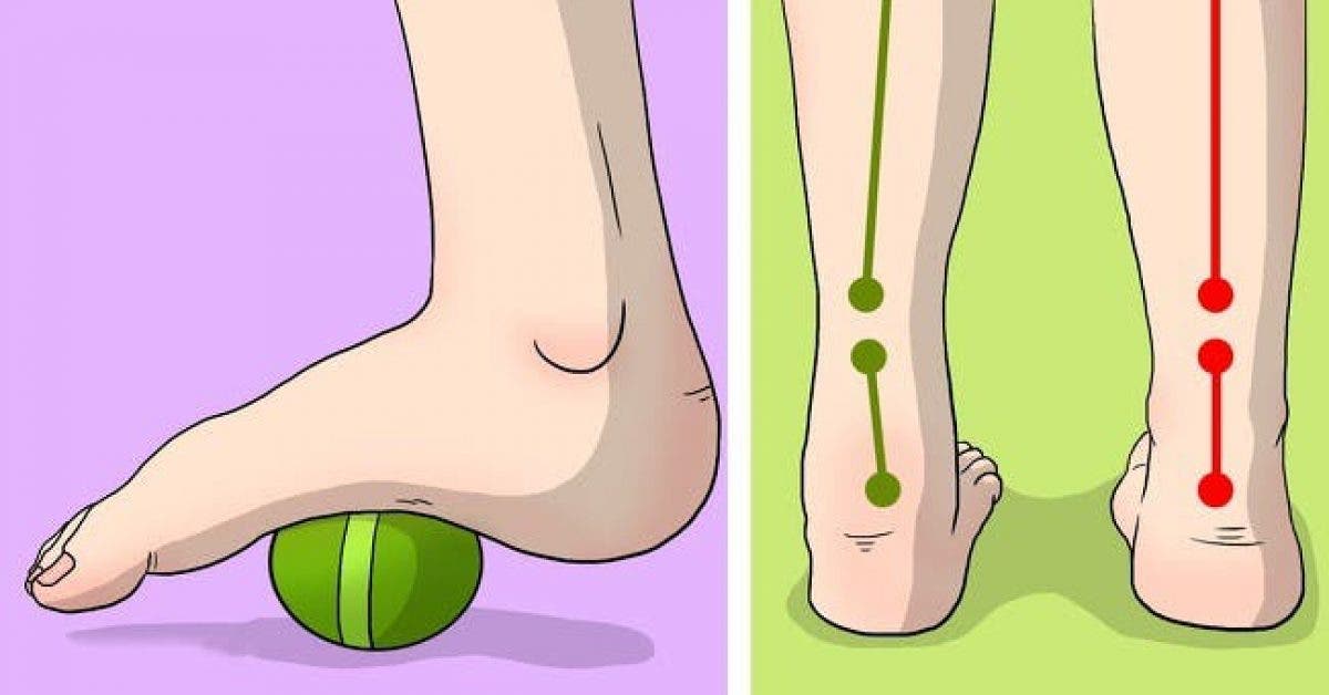 exercices pour supprimer les douleurs au pied, au genou et à la hanche