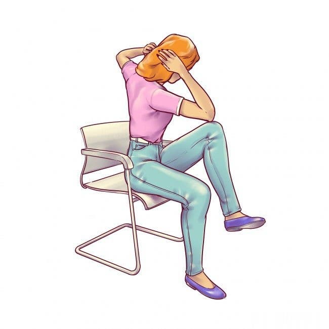 6 exercices pour un ventre plat à faire assis sur une chaise
