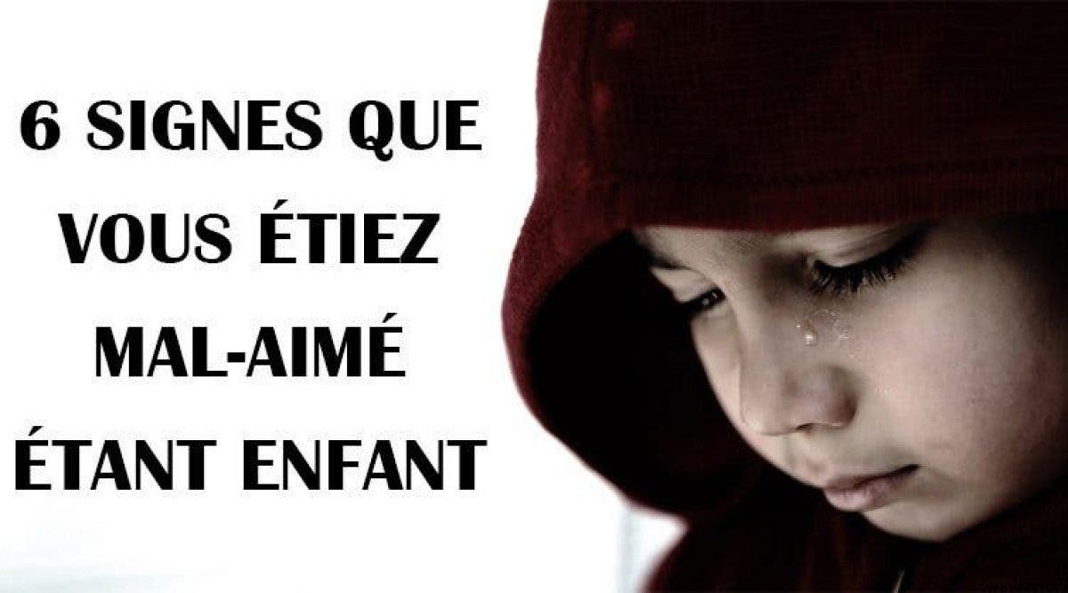 6 signes que vous étiez mal-aimé étant enfant