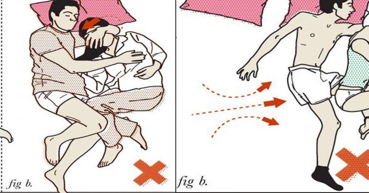 8 positions que les couples doivent éviter pour dormir