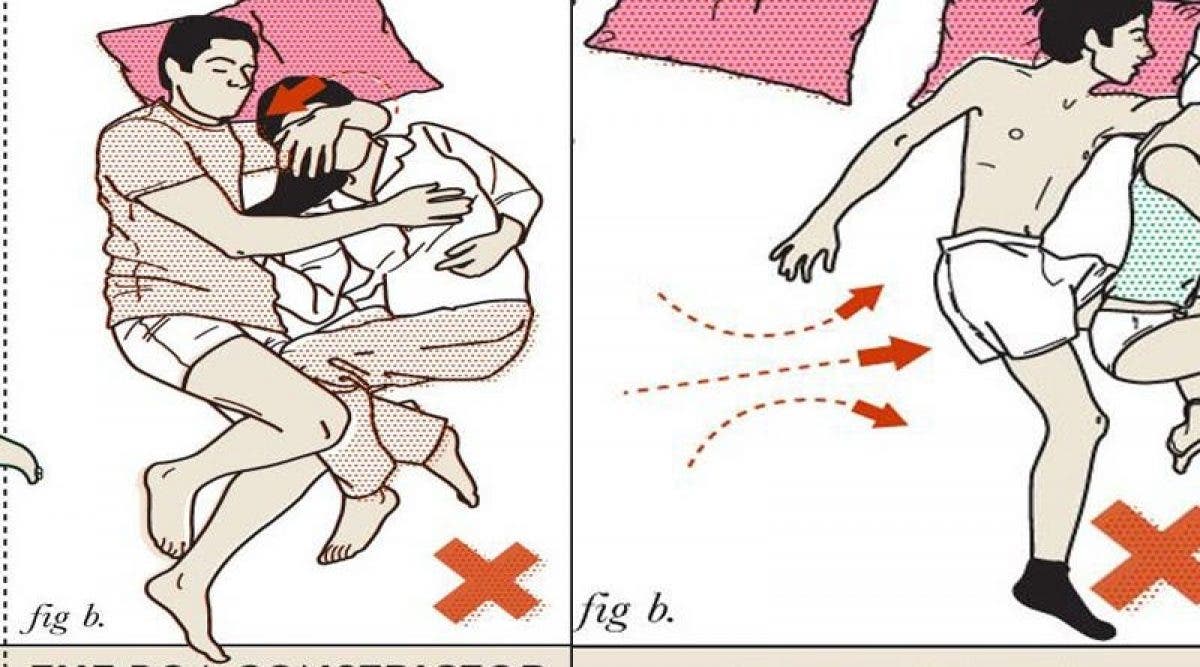 8 positions que les couples doivent éviter pour dormir