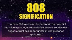 808 _ quelle est la signification de ce chiffre en numérologie _