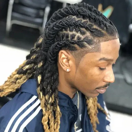 Tresses sur dreadlocks. Source : spm