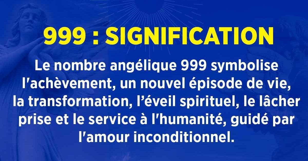 999 - signification et interprétation en numérologie 1