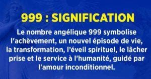 999 - signification et interprétation en numérologie 1