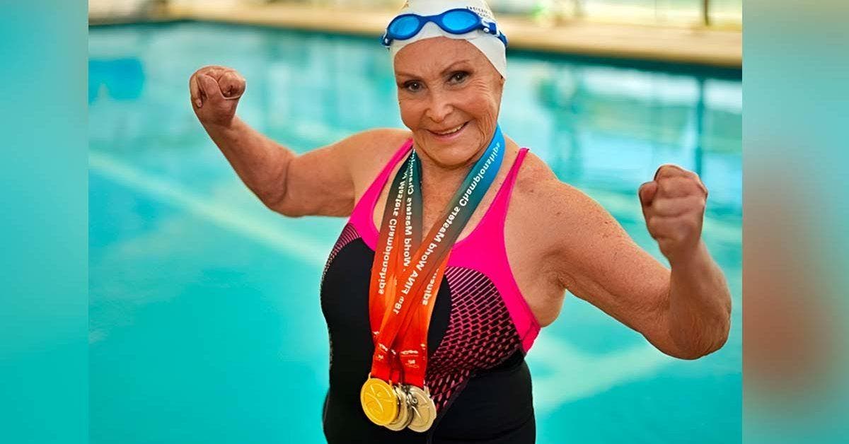 À 87 ans, Eliana Busch remporte 6 médailles d'or en natation