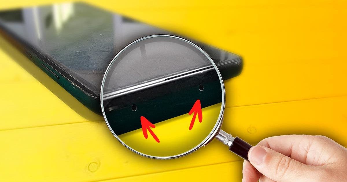 À quoi sert le petit trou sur le bord d'un téléphone portable Android001