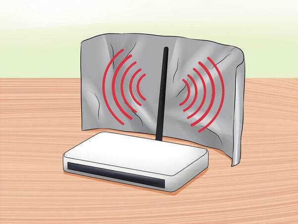 Improve wifi signal with aluminum foil