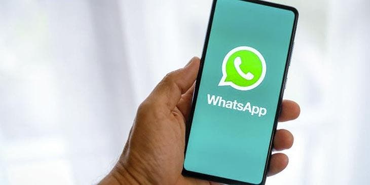 WhatsApp application on smartphone