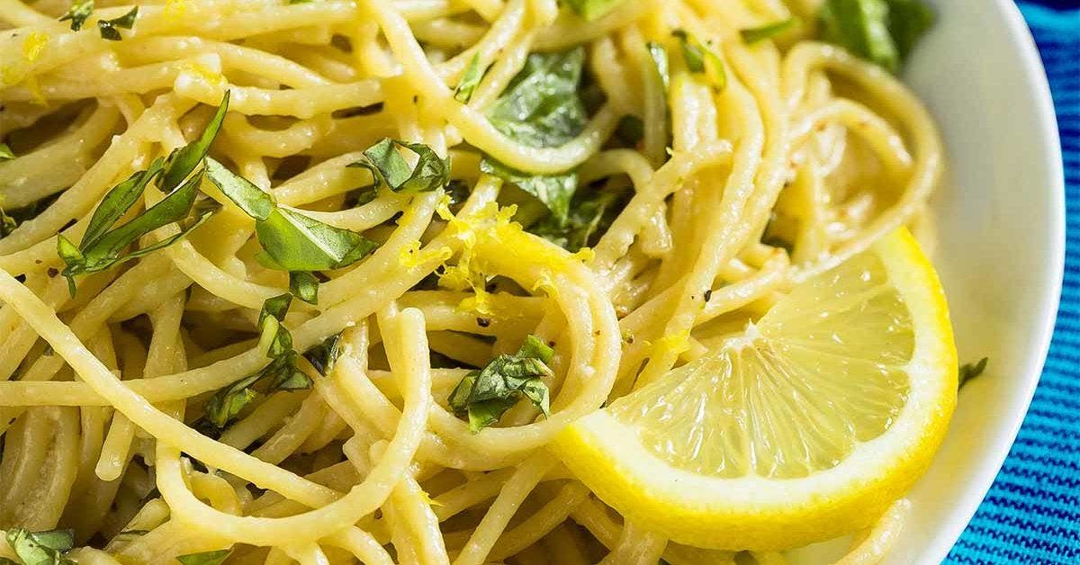 Avez-vous déjà goûté les spaghettis au citron Voici la recette facile et ultra délicieuse final