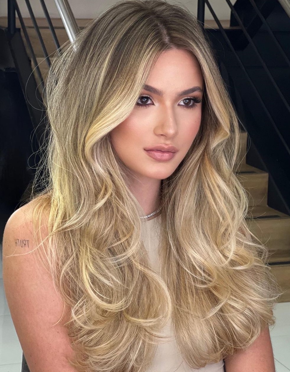 Balayage blond