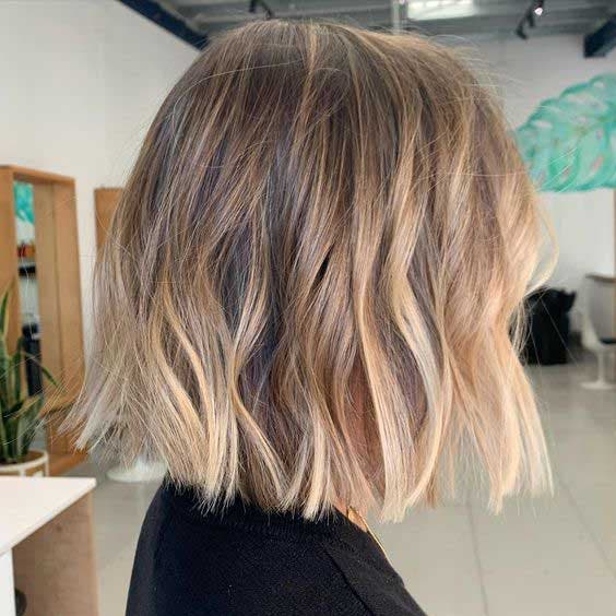 Balayage loiro mel