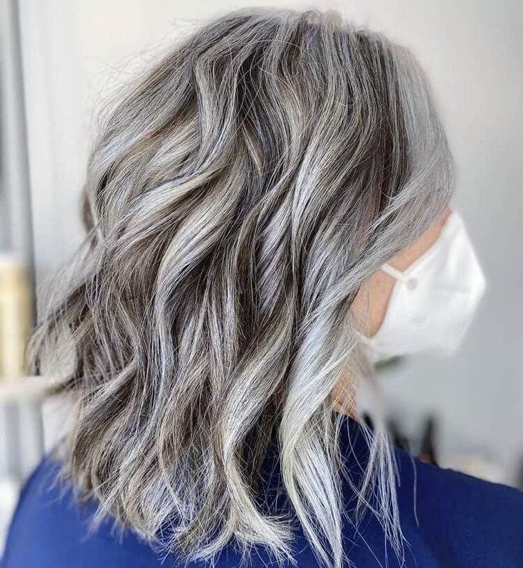 Balayage inversé cendré Balayage inversé cendré