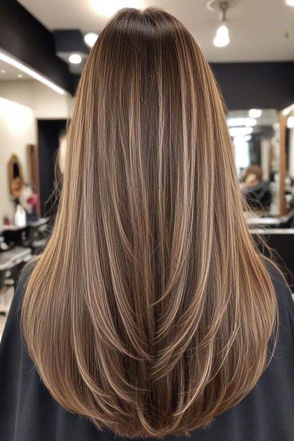 Balayage miel doré