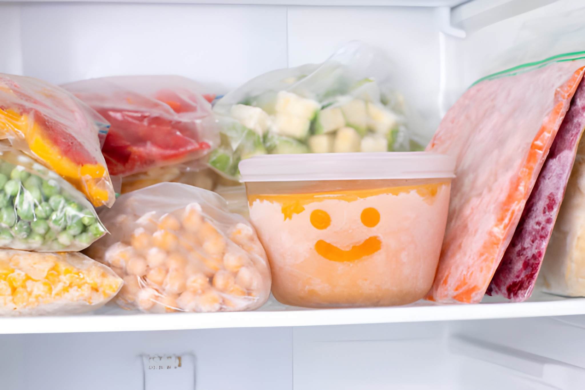 Bien emballés et étiquetés avec la date, les aliments congelés gardent toute leur valeur nutritive