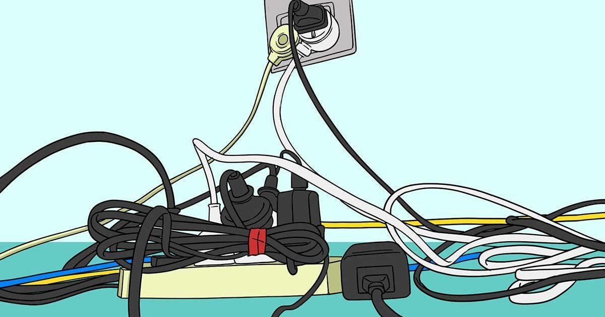 Une solution design pour ranger ses cables électriques