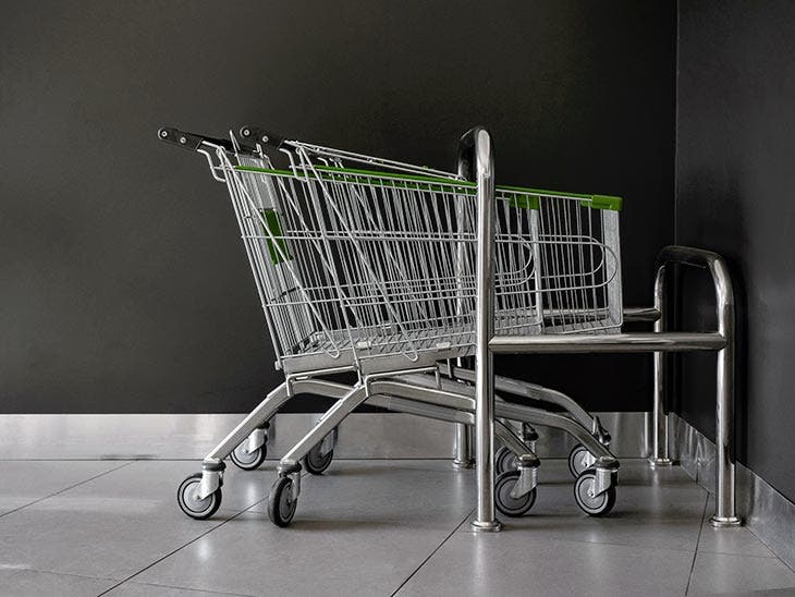 Stored shopping carts