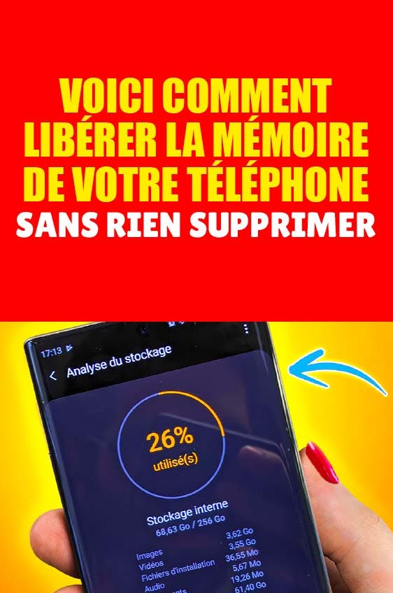 Voici comment libérer la mémoire de votre téléphone sans rien supprimer