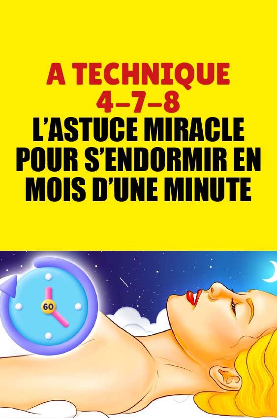 The 4-7-8 technique, the miracle trick to falling asleep in less than a minute