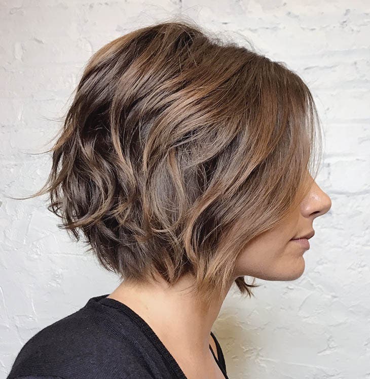 Carré wavy chocolat Carré wavy chocolat