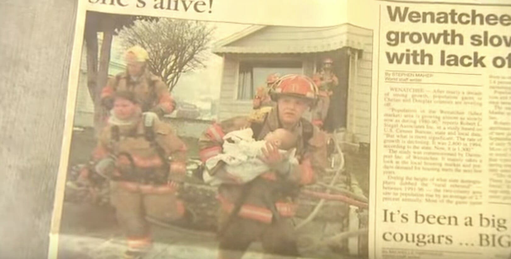 Ce pompier sauve un bébé de 9 mois