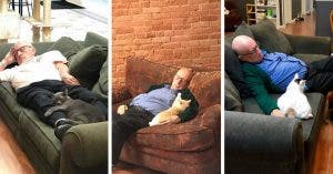 retraité de 75 ans rend visite chaque jour aux animaux
