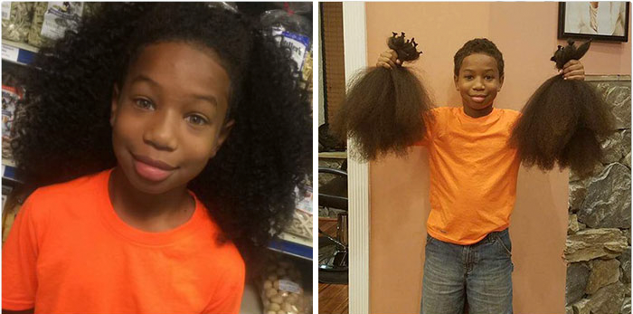 Cet enfant fait pousser ses cheveux pour les offrir aux enfants atteints de cancer