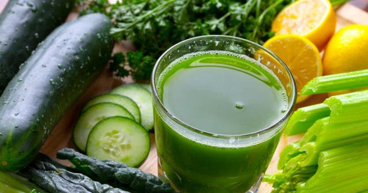 délicieuse boisson verte augmente le métabolisme